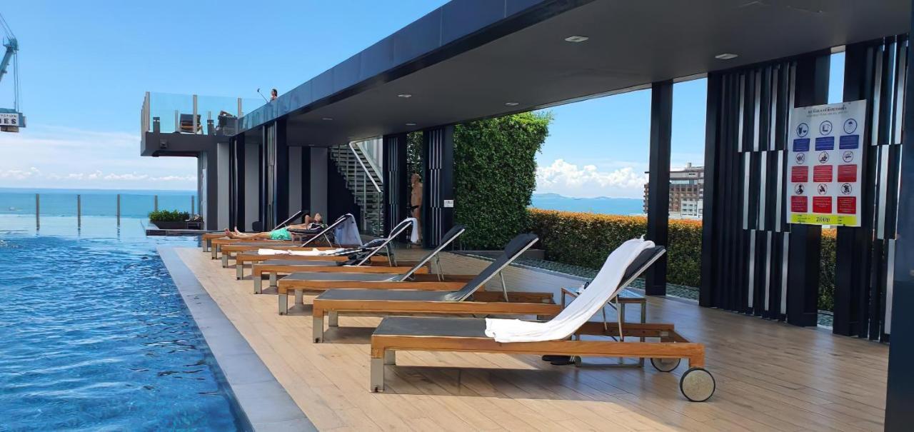 Amazing Infinity Pool Condo Next To The Beach Pattaya Extérieur photo