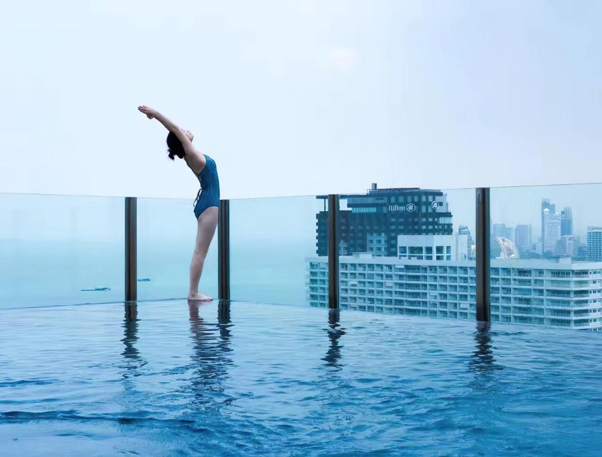 Amazing Infinity Pool Condo Next To The Beach Pattaya Extérieur photo